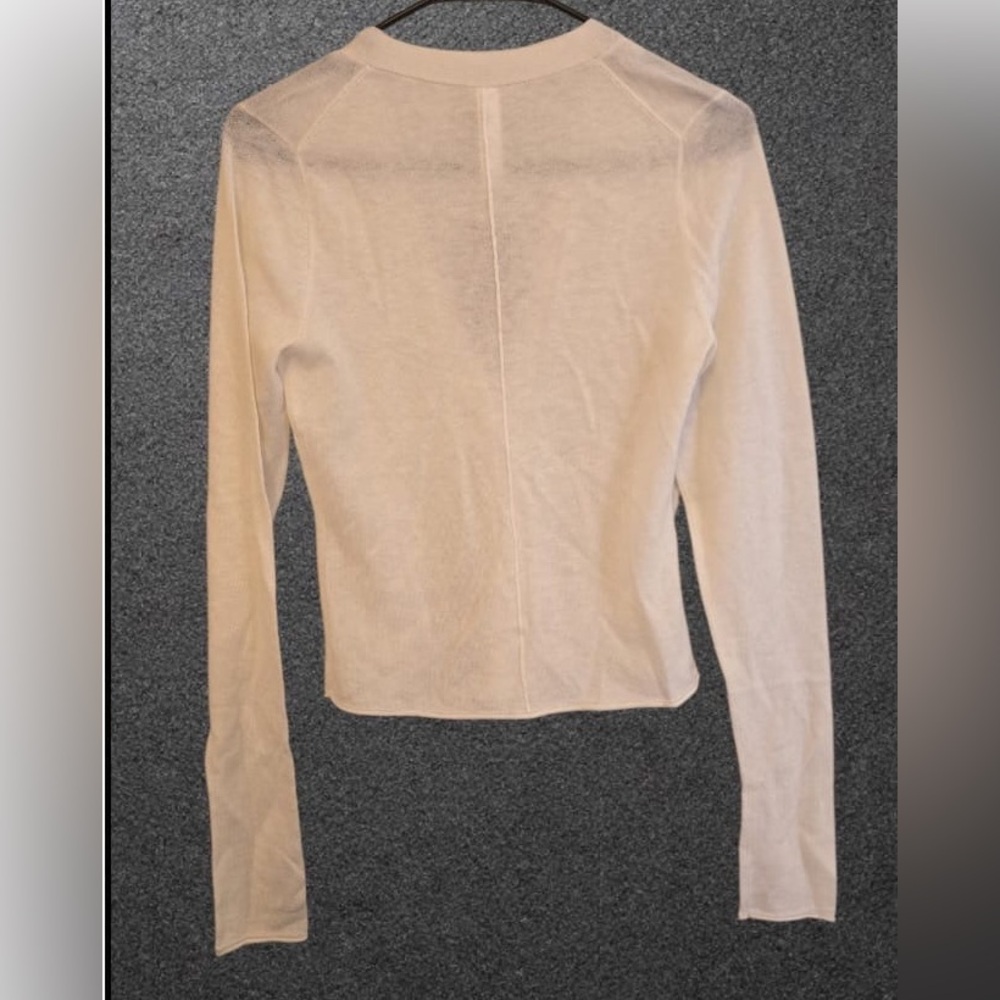 SKIMS Cream Button Down Cardigan - Picture 2 of 5